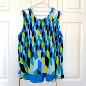 Kaari Blue Tank Top
